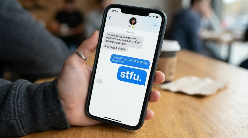 STFU in Text