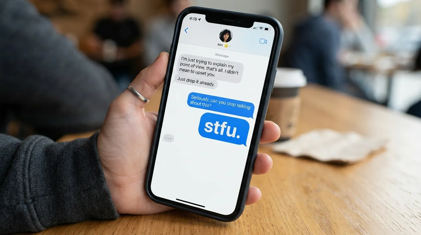 STFU in Text