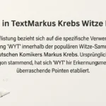 WYT in Text